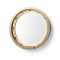 Round mirror with LED light, designed for makeup use, plastic, 20 x 20 x 3cm