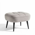 Upholstered footstool for living room use - 70 x 50 x 40cm
